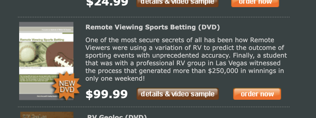 Remote Viewing Products 2